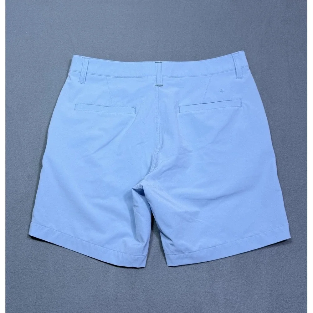 Criquet Shorts Mens 30 Performance Golf Chino Periwinkle Stretch Athleisure Dad